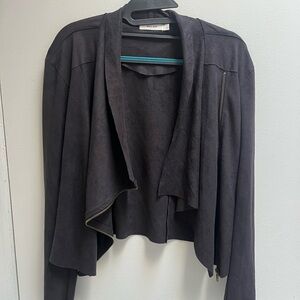 Mod Ref Black Draped Blazer